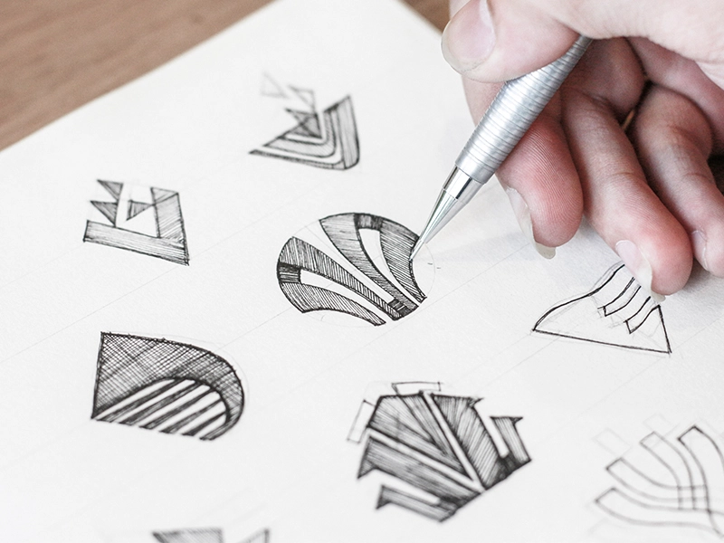 Vitrapex Logo Sketch - Branding Agency: Bratus