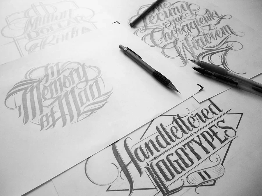 Hand Lettering a tinta por Mateusz Witczak