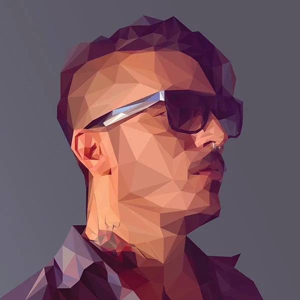 Retratos hechos al estilo Low Poly