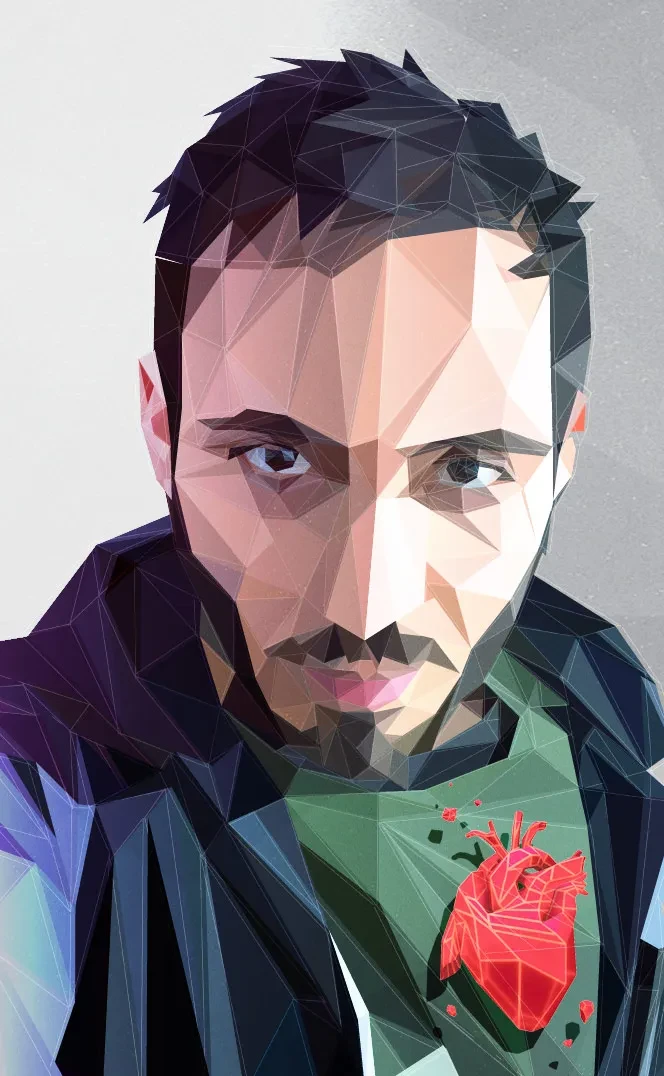 Retratos hechos al estilo Low Poly