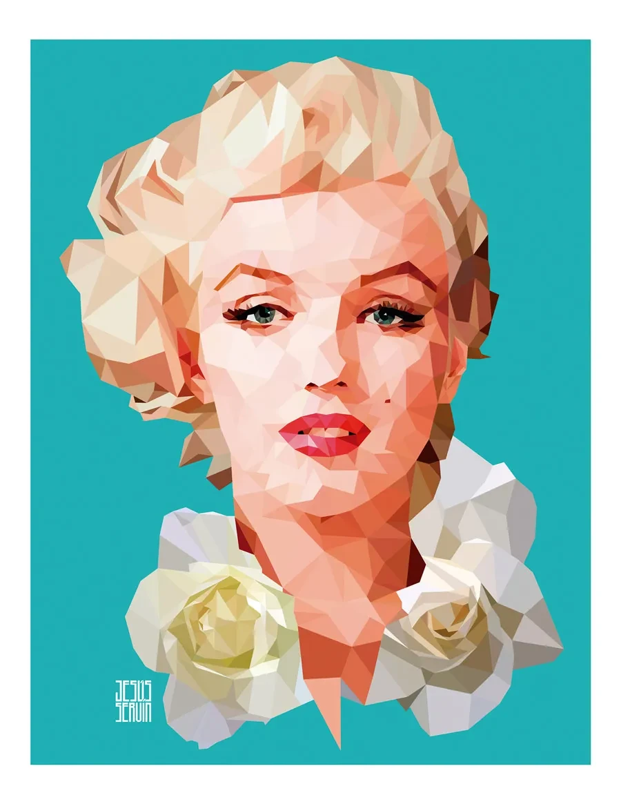 Retratos hechos al estilo Low Poly